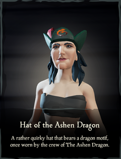Hat Of The Ashen Dragon Sea Of Thieves Wiki