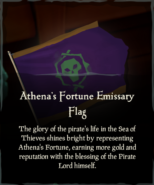 Athena’s Fortune Emissary Flag Sea of Thieves Wiki