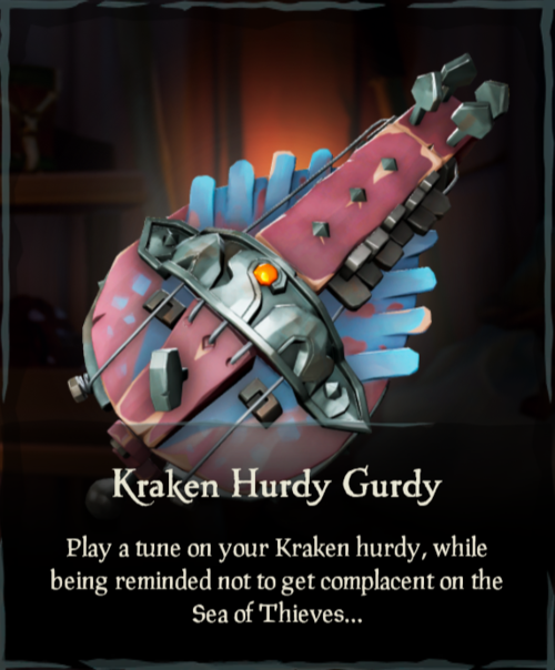 Kraken HurdyGurdy Sea of Thieves Wiki