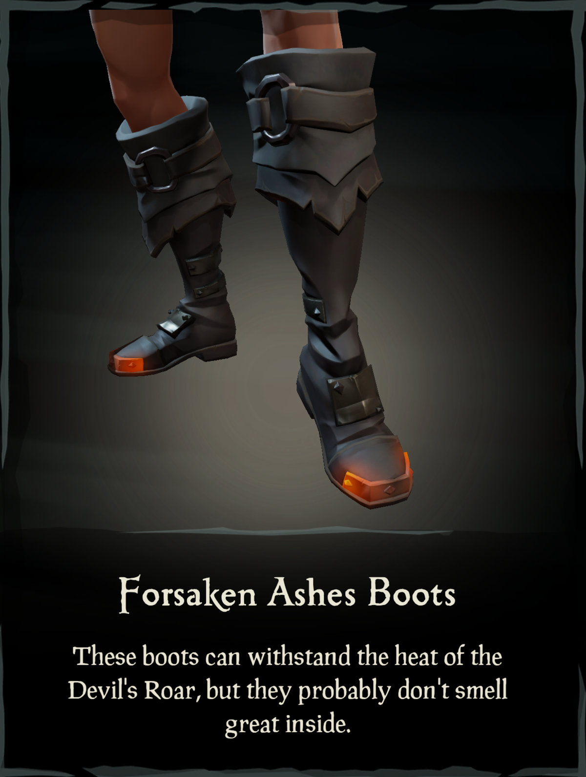 Forsaken Ashes Boots Sea of Thieves Wiki