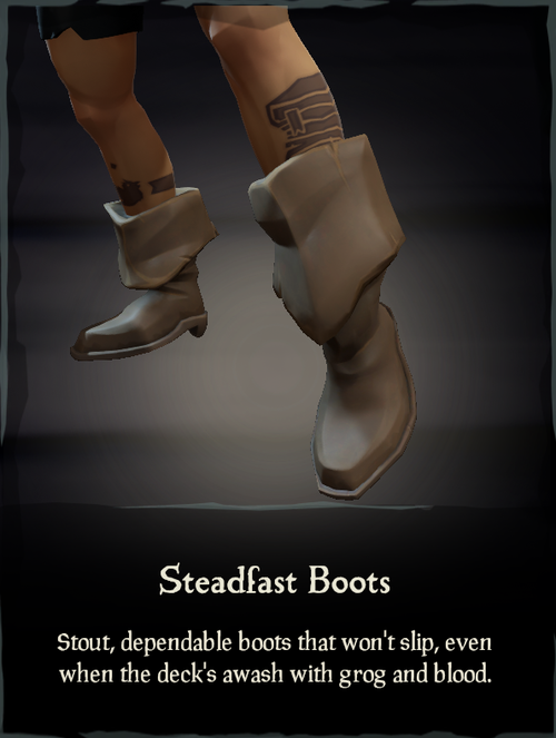 Steadfast Boots Sea of Thieves Wiki