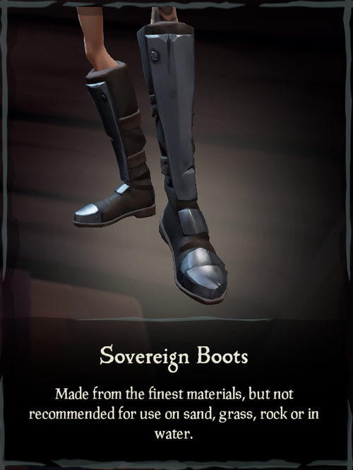 Sovereign Boots Sea of Thieves Wiki