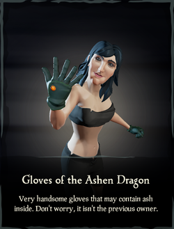 Gloves Of The Ashen Dragon Sea Of Thieves Wiki
