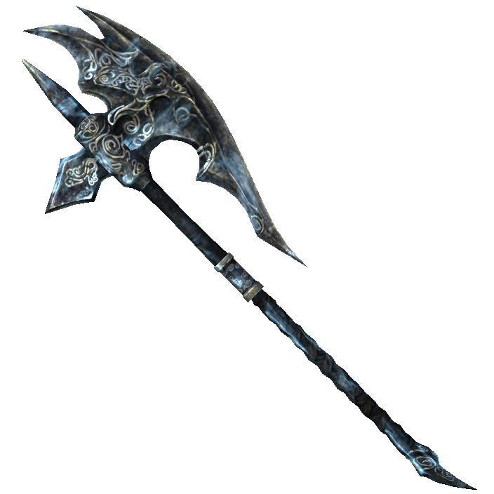 Ebony Battleaxe of Winter Skyrim Wiki