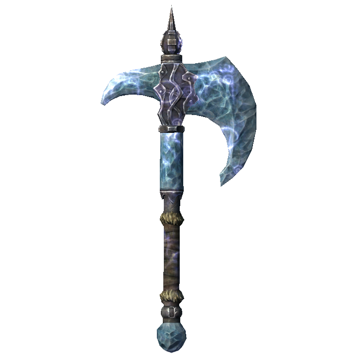 Stalhrim War Axe of Lightning Skyrim Wiki