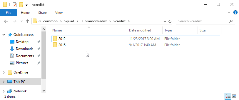 Install or Repair vcredist - Official Squad Wiki