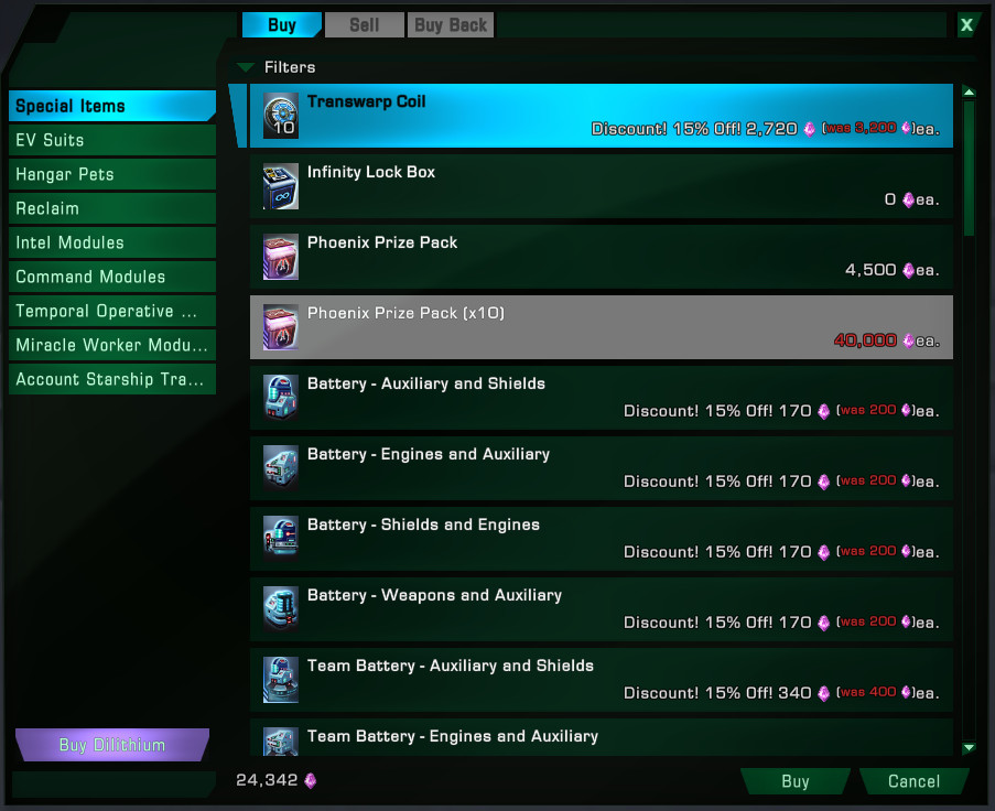 Dilithium Store - Official Star Trek Online Wiki