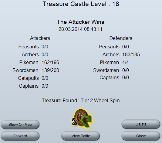 Treasure Castle good report.png