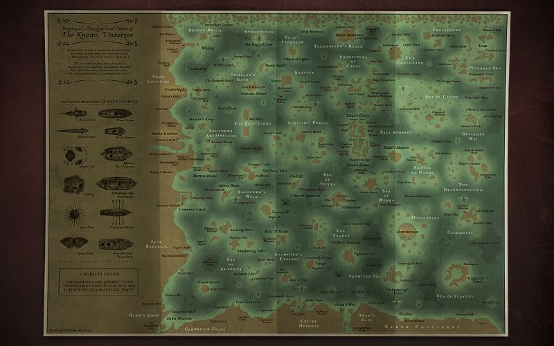 Map Official Sunless Sea Wiki