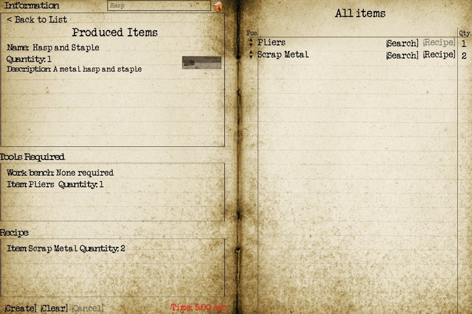 Hasp and Staple Official Survive the Nights Wiki