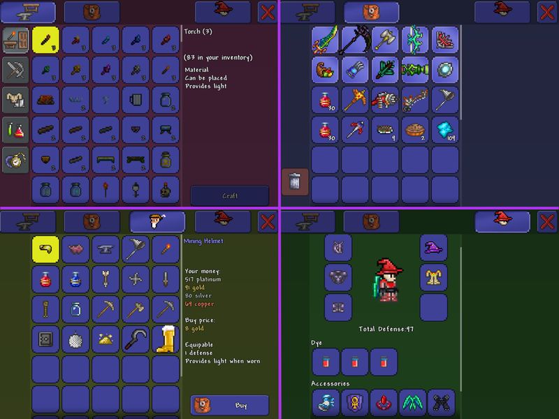 Terraria inventory editor mod