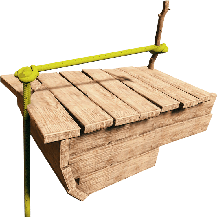 Climbing Rope Platform Official The Forest Wiki