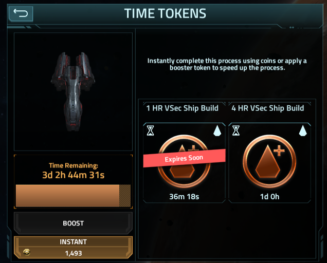 Time Tokens - VEGA Conflict Wiki