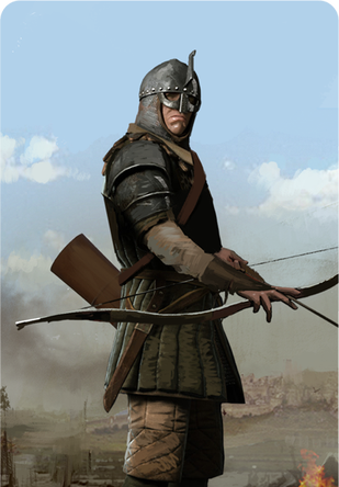etolian auxiliary archers gwent card the official auxilary view