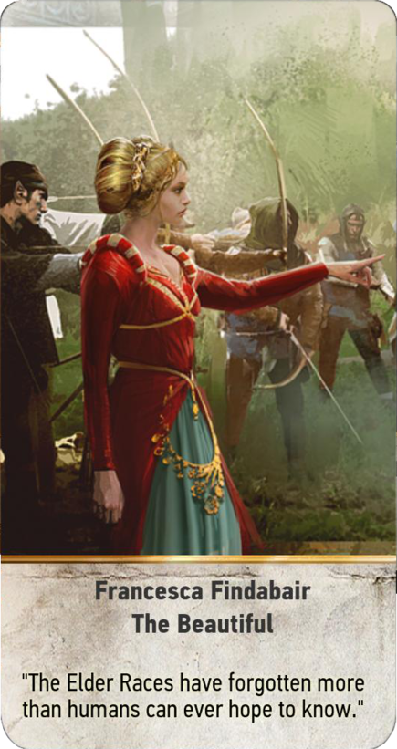 Francesca Findabair: Die Schöne (Gwint-Karte) – Offizielles Hexer Wiki
