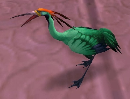 Jade crane chick Jade crane chick