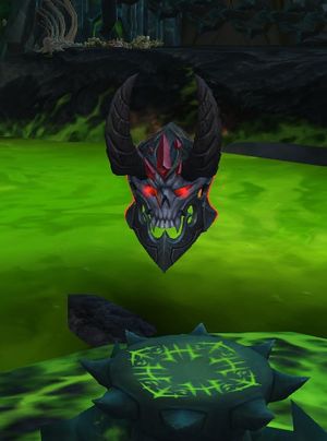 skull of the man