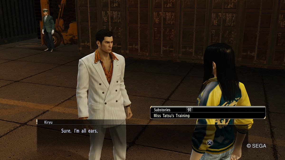 Yakuza 0 The Woman They Call Professor Miss Tatsu's Training - Yakuza Wiki
